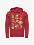 Disney Mickey Mouse Gingerbread Mouses Hoodie, RED, hi-res