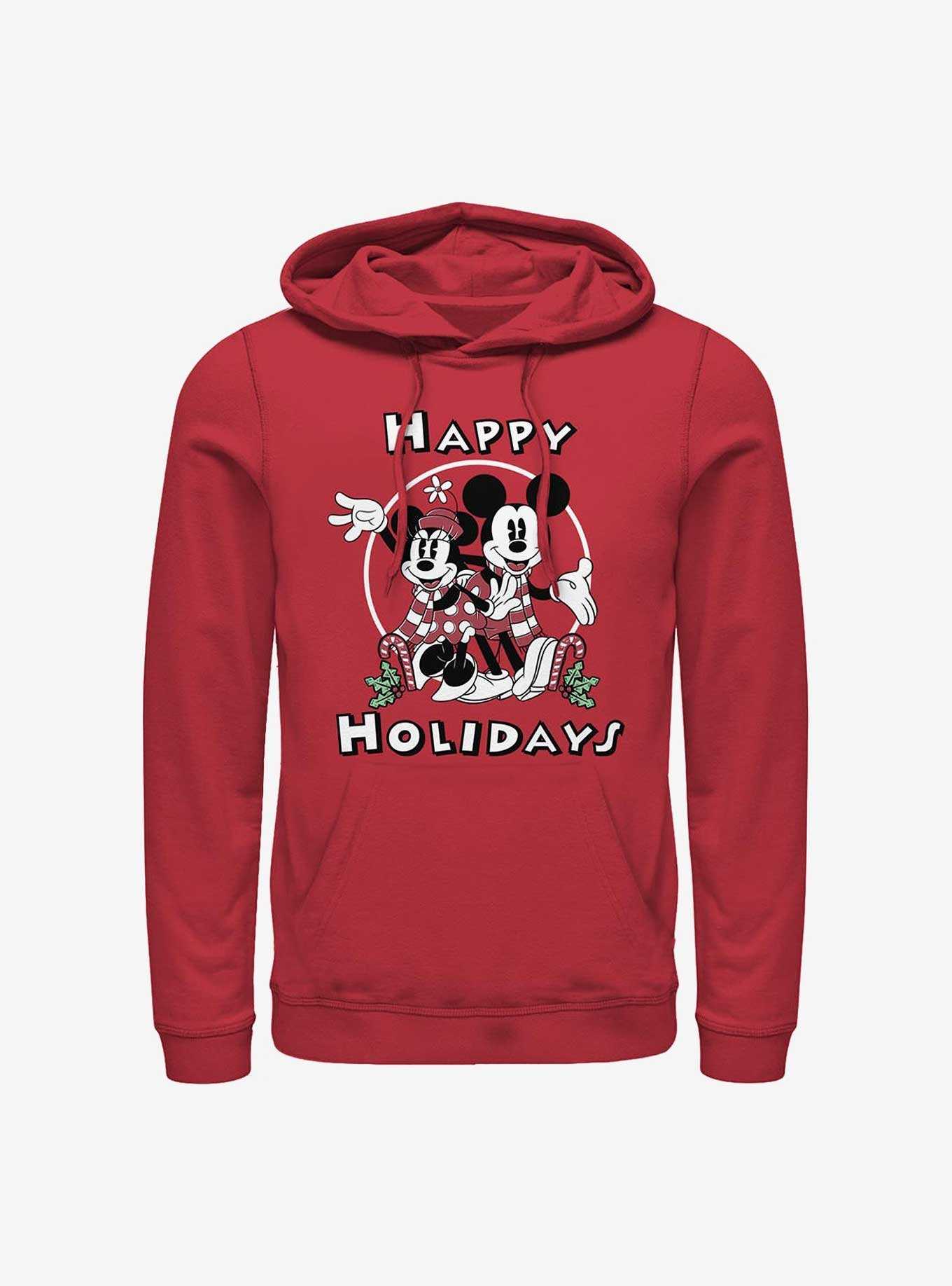Disney Mickey Mouse Mickey & Minnie Holiday Hoodie, , hi-res