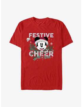 Disney Mickey Mouse Festive Cheer T-Shirt, , hi-res