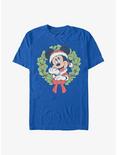 Disney Mickey Mouse Mickey Christmas Wreath T-Shirt, ROYAL, hi-res