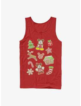 Disney Mickey Mouse Holiday Gingerbread Cookies Tank Top, , hi-res