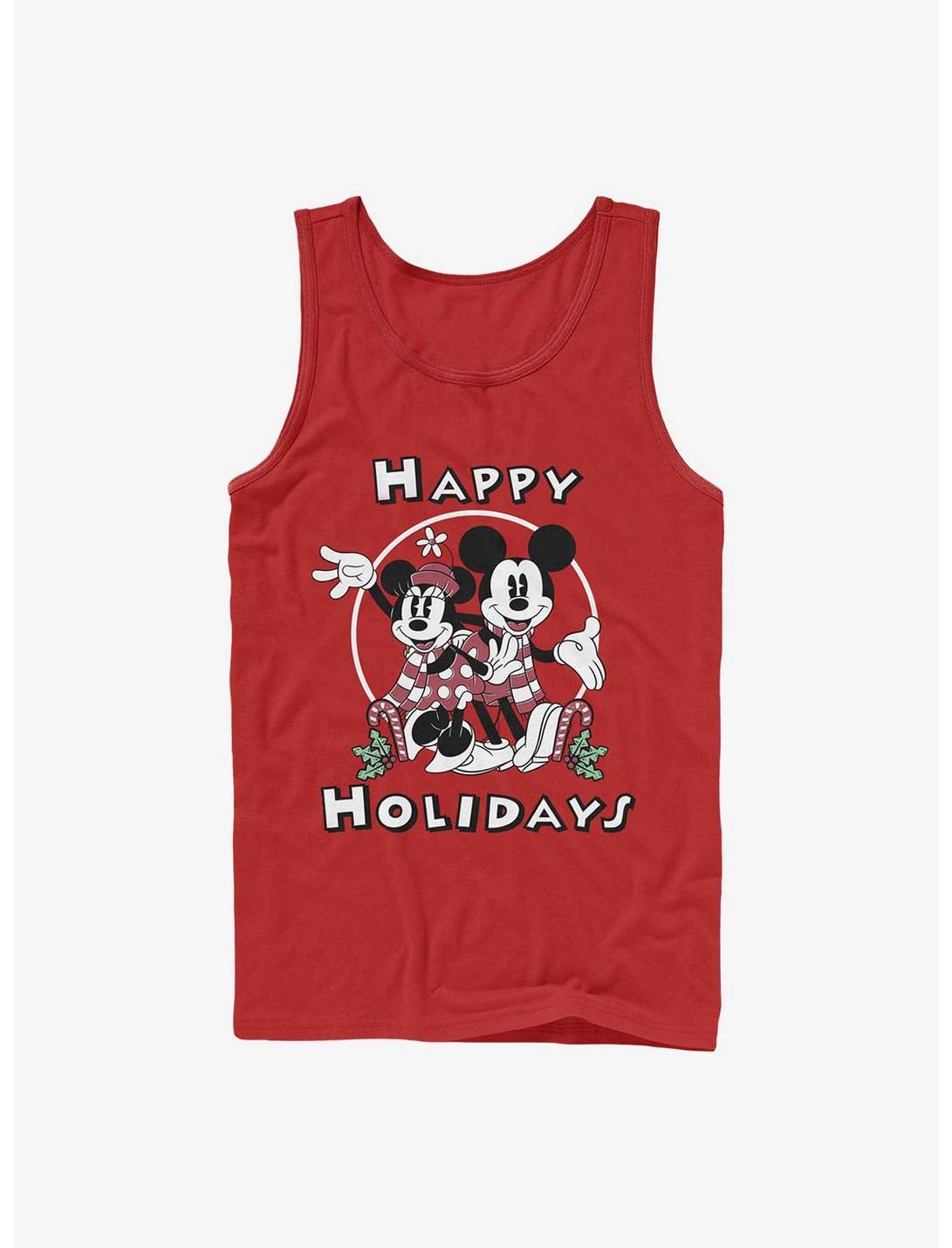 Disney Mickey Mouse Mickey & Minnie Holiday Tank, RED, hi-res