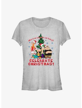 Disney Phineas And Ferb Christmas Girls T-Shirt, , hi-res