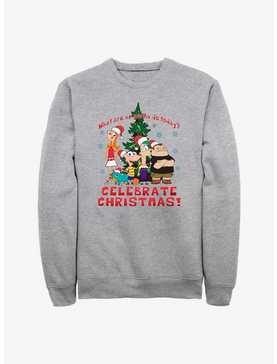 Disney Phineas And Ferb Christmas Crew Sweatshirt, , hi-res