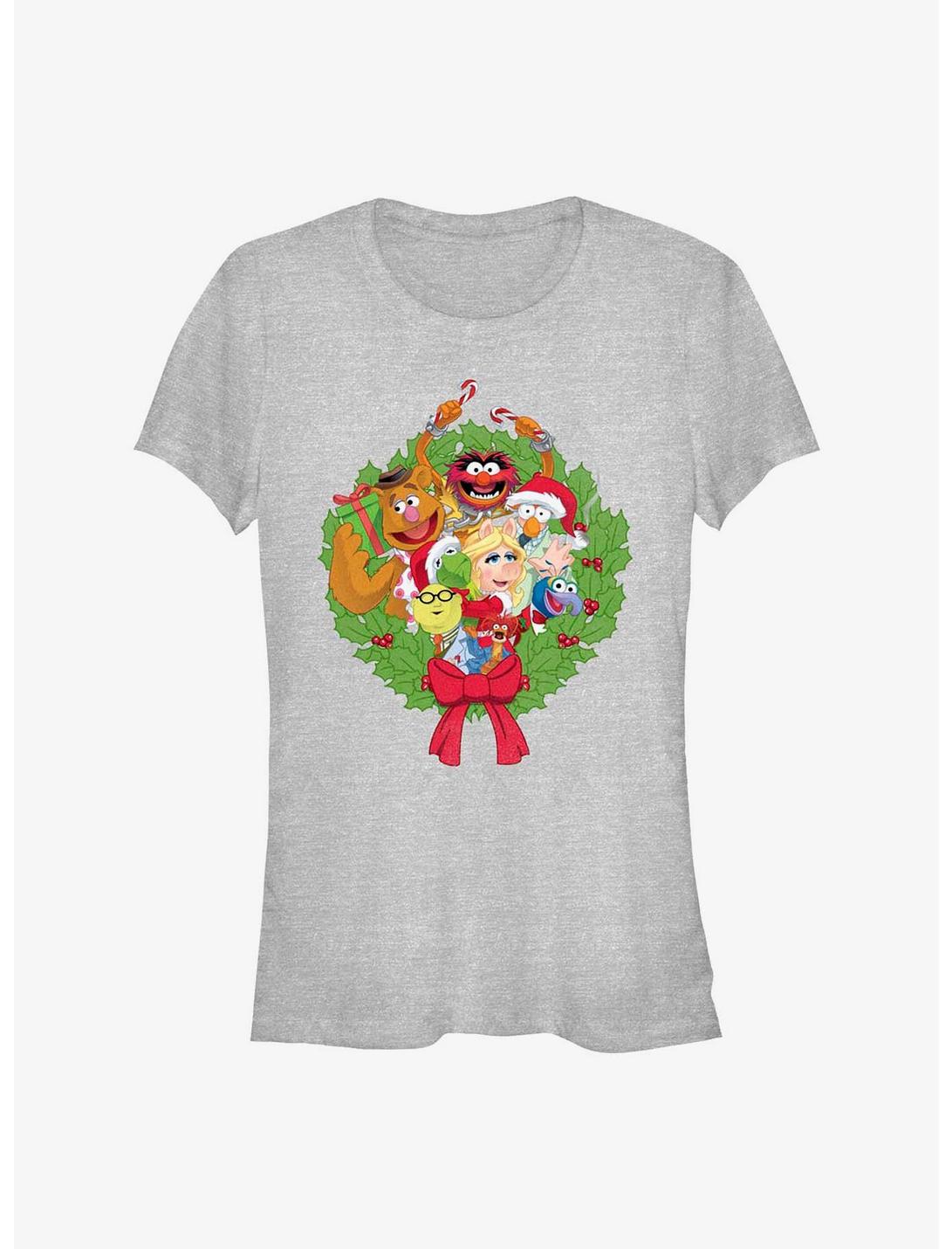 Disney The Muppets Muppet Wreath Girls T-Shirt, ATH HTR, hi-res