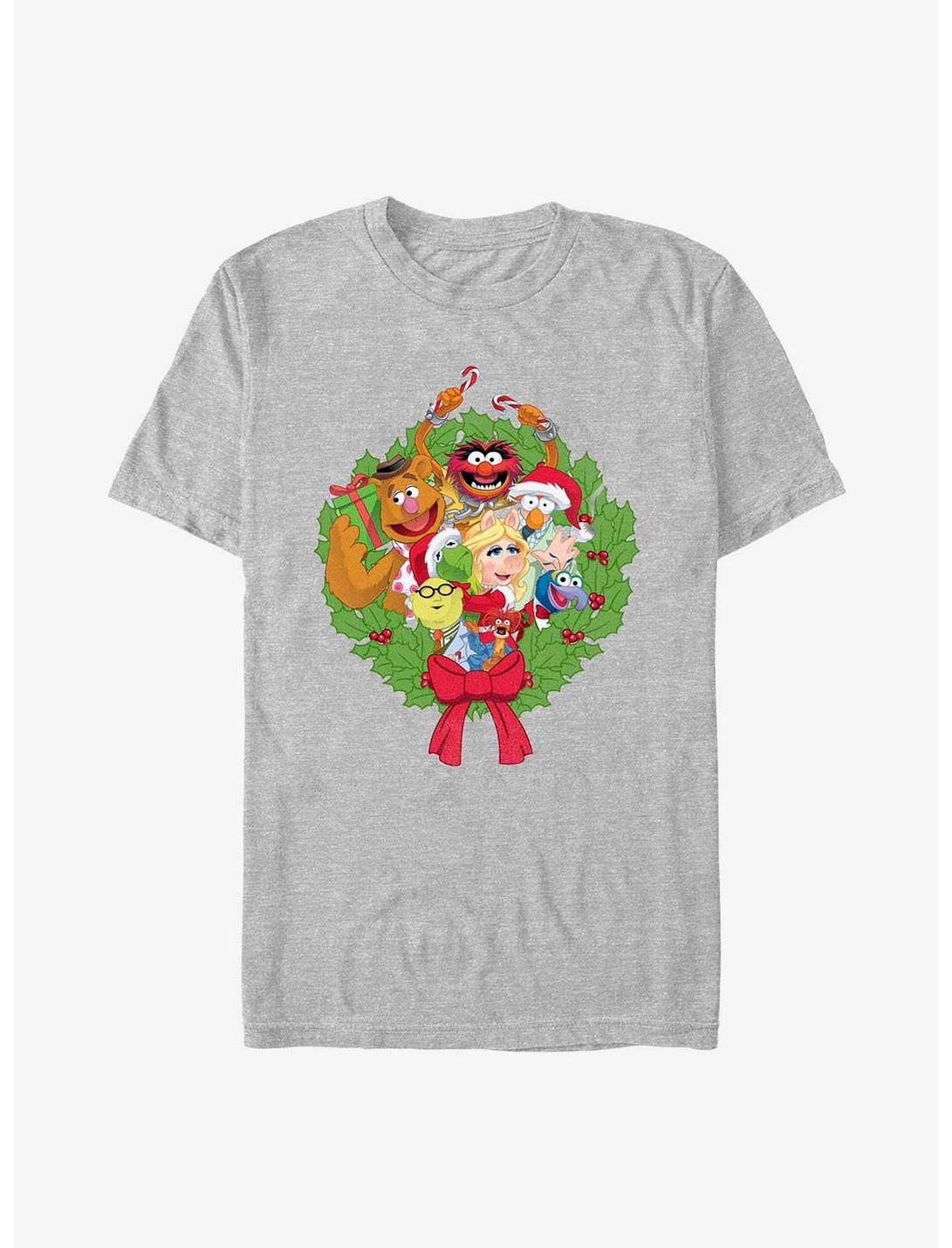 Disney The Muppets Muppet Wreath T-Shirt, ATH HTR, hi-res