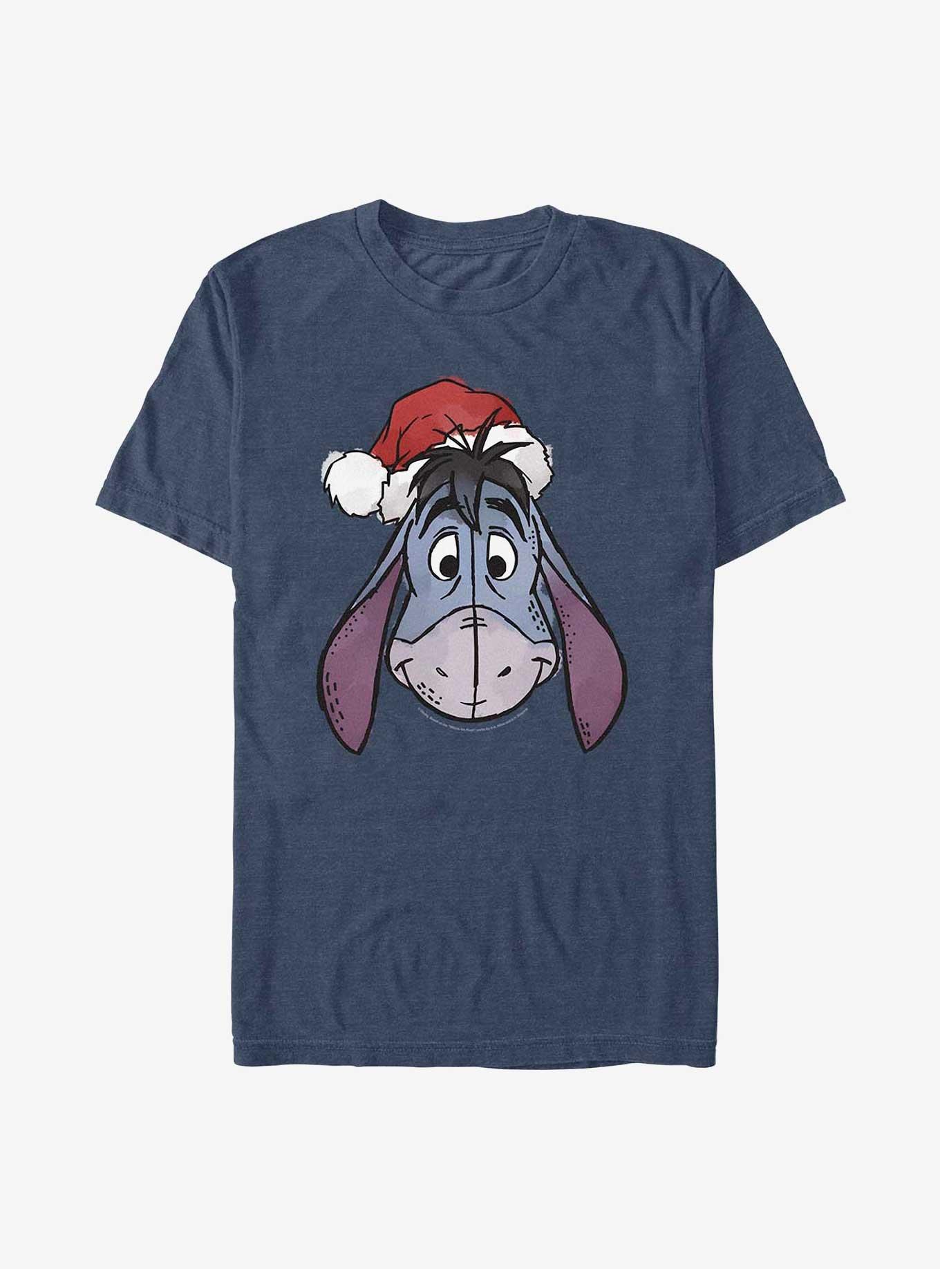 Disney Winnie The Pooh Santa Eeyore T-Shirt - BLUE | Hot Topic