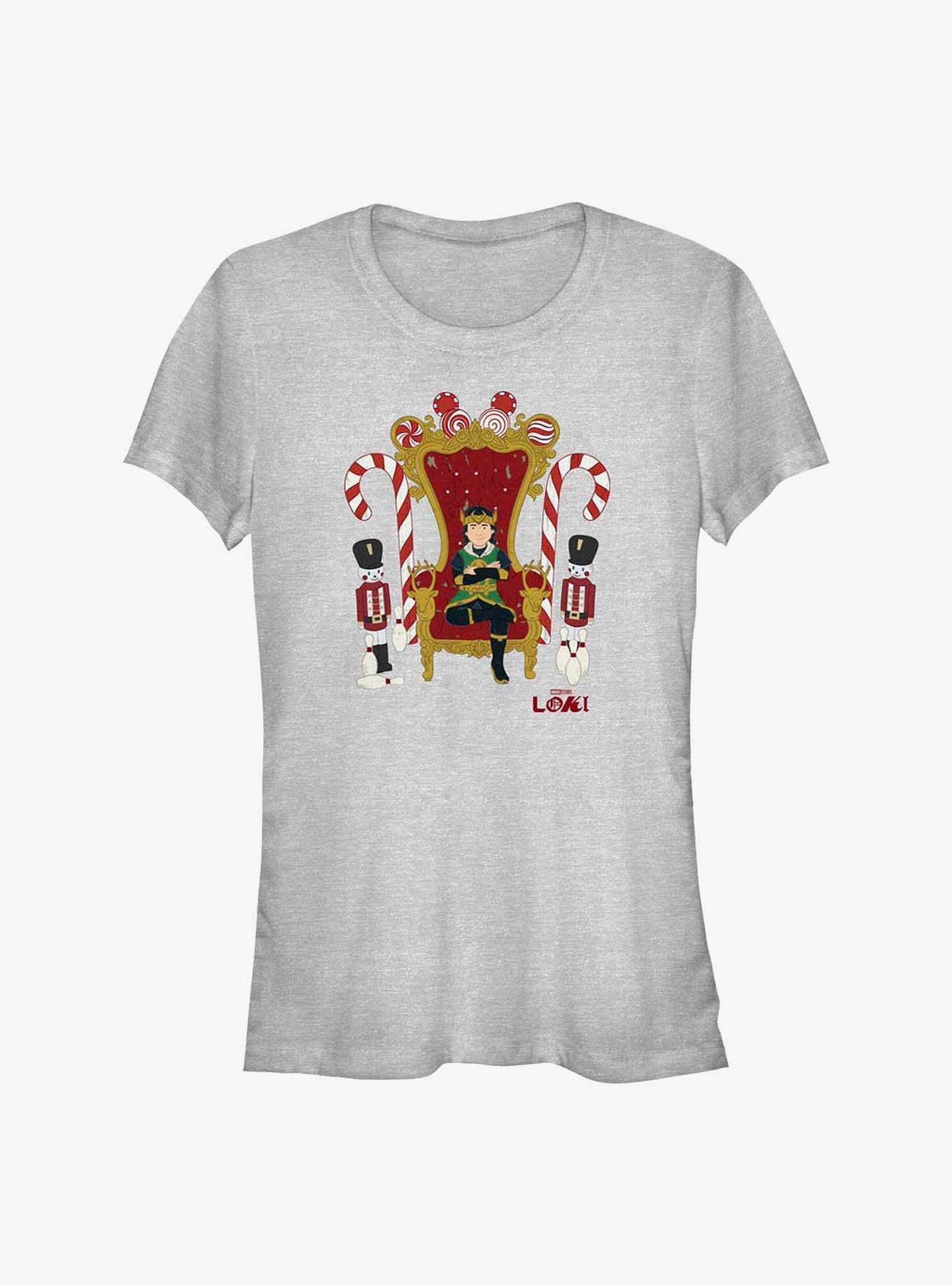 Marvel Loki Kid Loki Christmas Girls T-Shirt, ATH HTR, hi-res