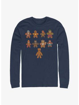 Marvel Lined Up Cookies Long-Sleeve T-Shirt, , hi-res