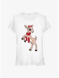 Rudolph The Red-Nosed Reindeer Clarice Girls T-Shirt, WHITE, hi-res