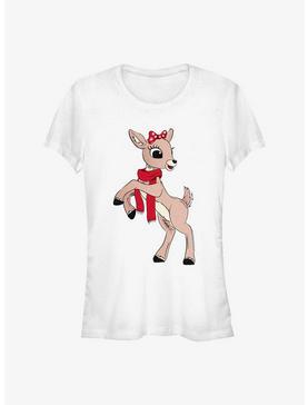 Rudolph The Red-Nosed Reindeer Clarice Girls T-Shirt, WHITE, hi-res
