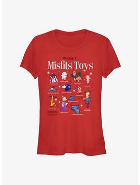 Rudolph The Red-Nosed Reindeer Misfit Wishlist Girls T-Shirt, , hi-res