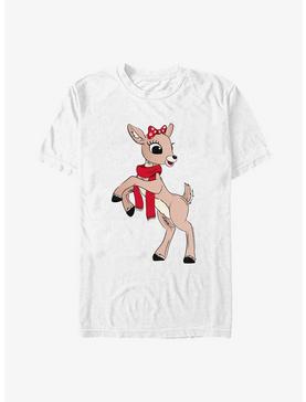Rudolph The Red-Nosed Reindeer Clarice T-Shirt, WHITE, hi-res