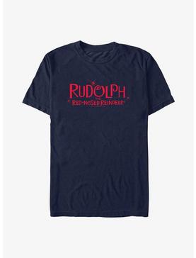 Rudolph The Red-Nosed Reindeer Rudolph Red Logo T-Shirt, NAVY, hi-res
