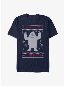 Rudolph The Red-Nosed Reindeer Yeti Ugly T-Shirt, NAVY, hi-res