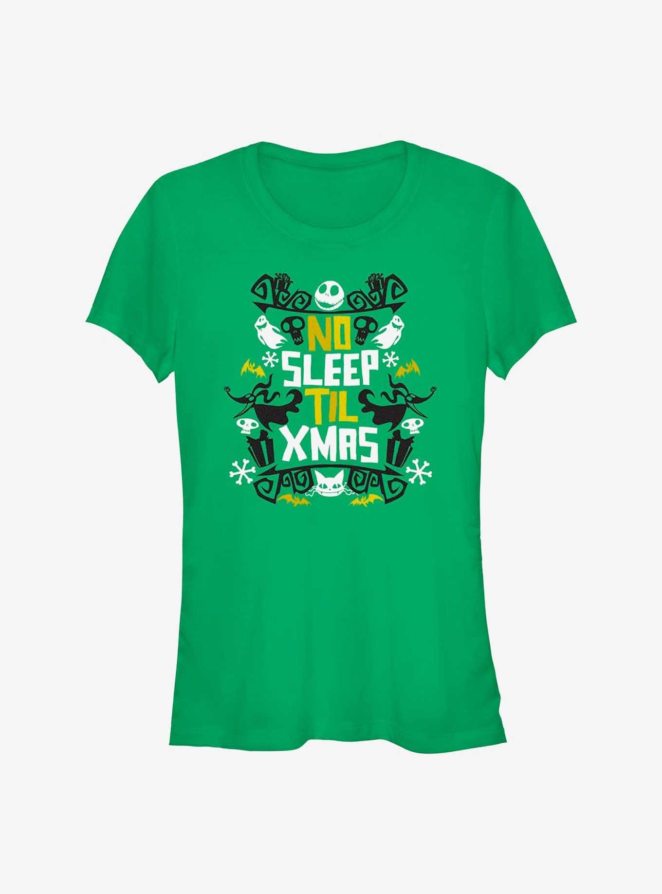 The Nightmare Before Christmas Jack No Sleep Till Xmas Girls T-Shirt, KELLY, hi-res