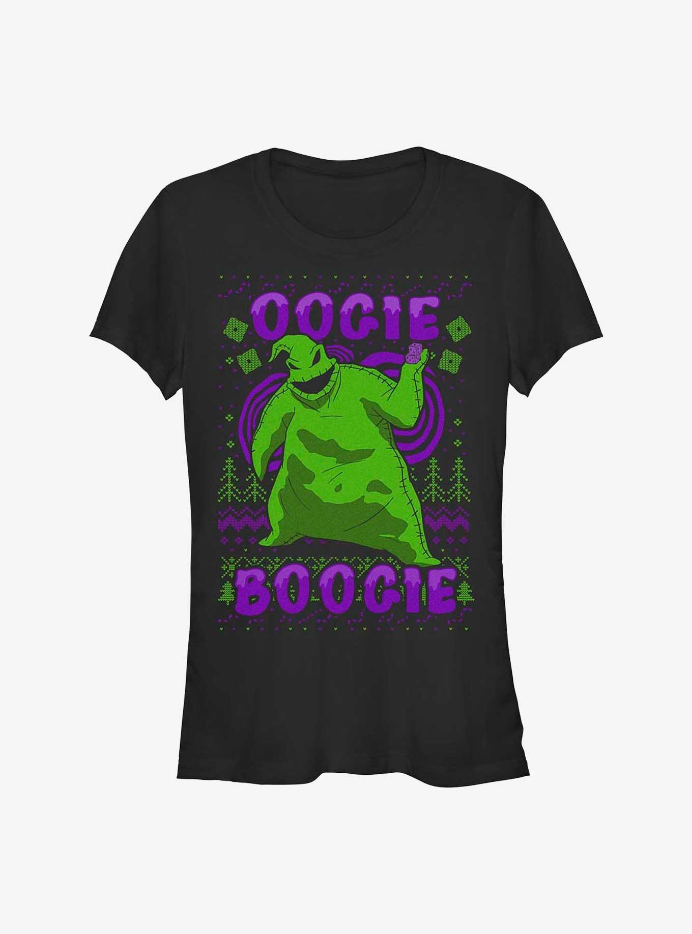 The Nightmare Before Christmas Oogie Boogie Christmas Girls T-Shirt, BLACK, hi-res