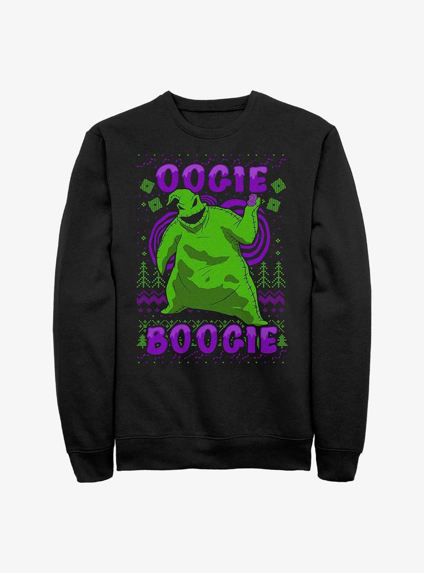 The Nightmare Before Christmas Oogie Boogie Christmas Crew Sweatshirt, , hi-res