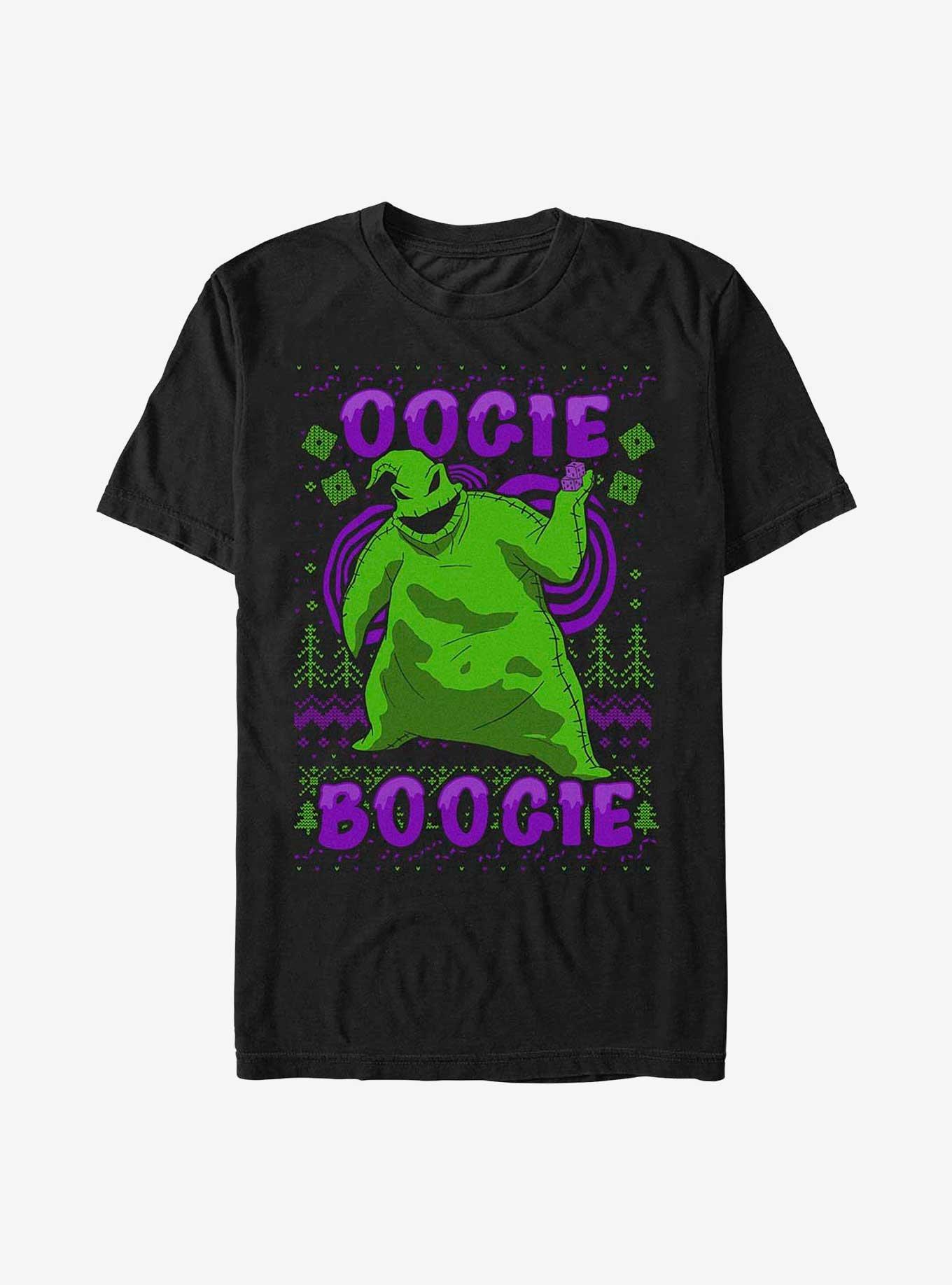 The Nightmare Before Christmas Oogie Boogie Christmas T-Shirt, BLACK, hi-res