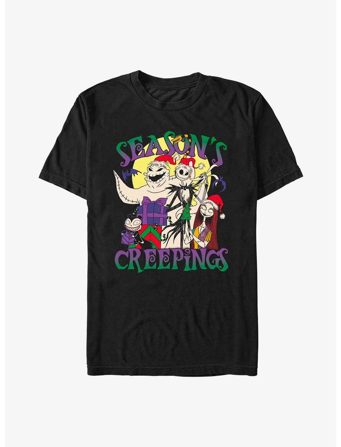The Nightmare Before Christmas Season's Creepings T-Shirt, BLACK, hi-res