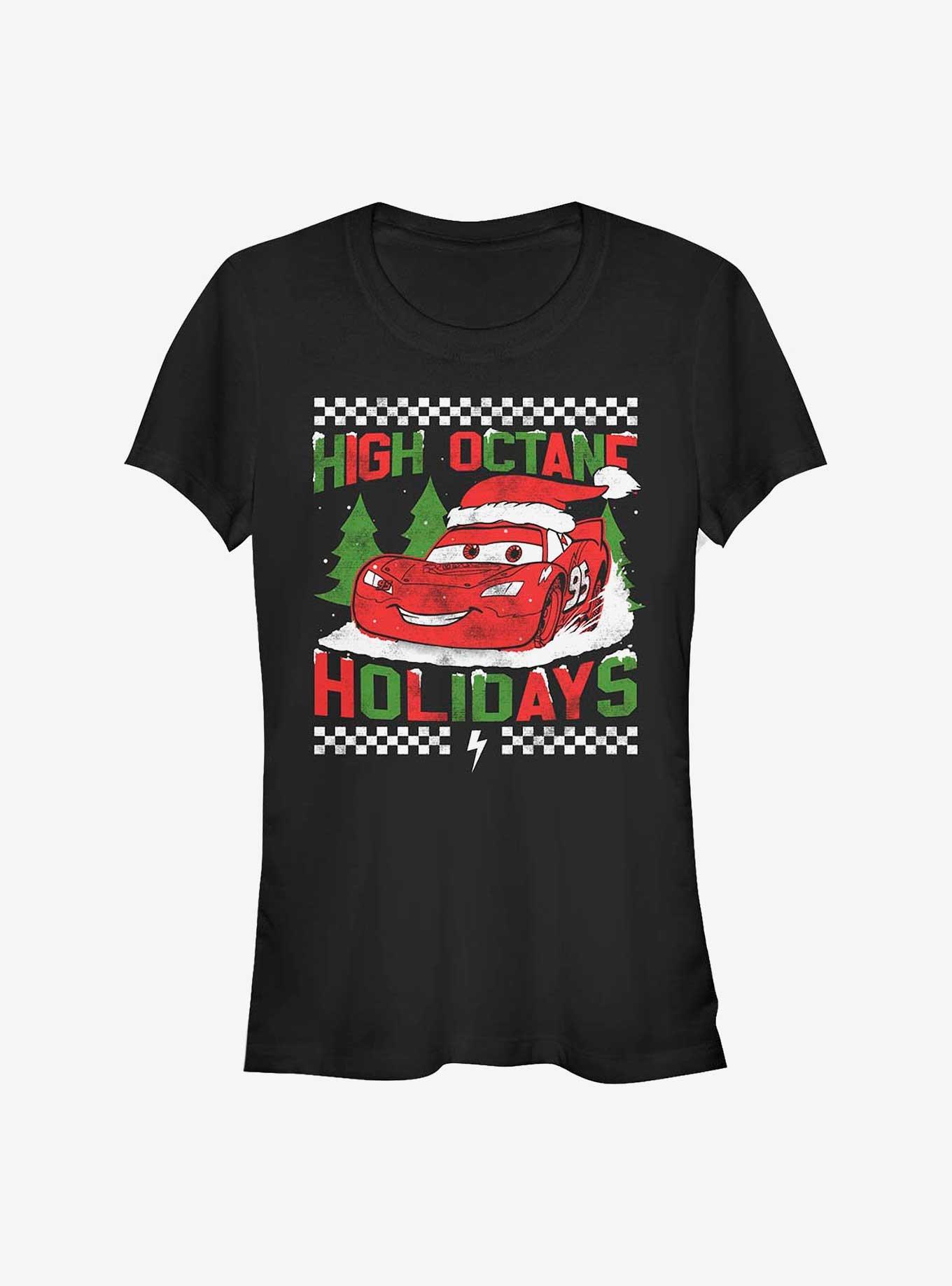 Disney Pixar Cars High Octane Hollidays Girls T-Shirt, BLACK, hi-res