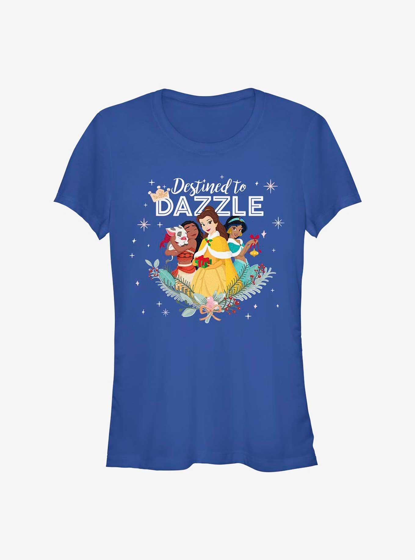 Disney Princess Destined To Dazzle Girls T-Shirt, ROYAL, hi-res