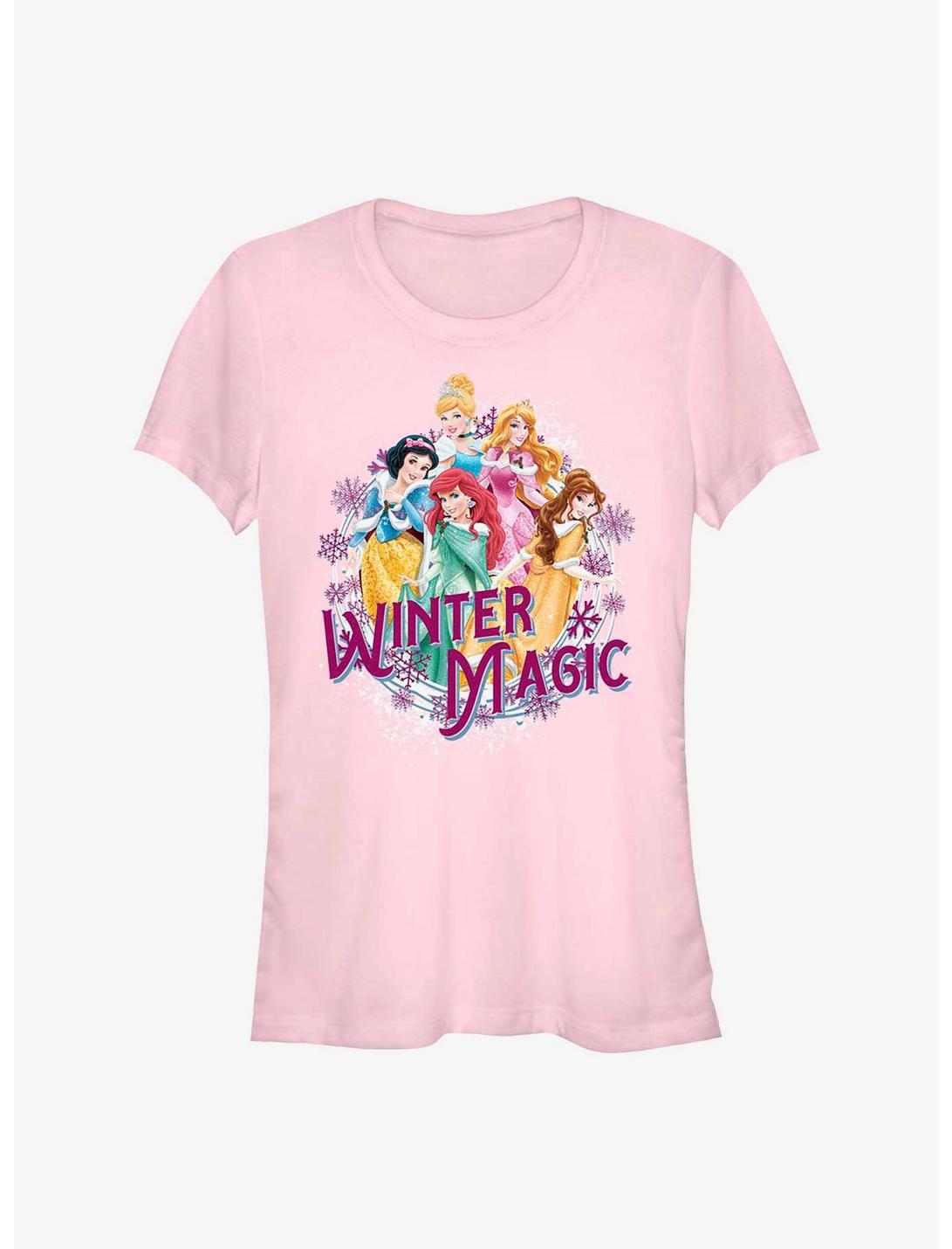 Disney Princess Winter Magic Girls T-Shirt, LIGHT PINK, hi-res