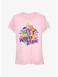 Disney Princess Winter Magic Girls T-Shirt, LIGHT PINK, hi-res
