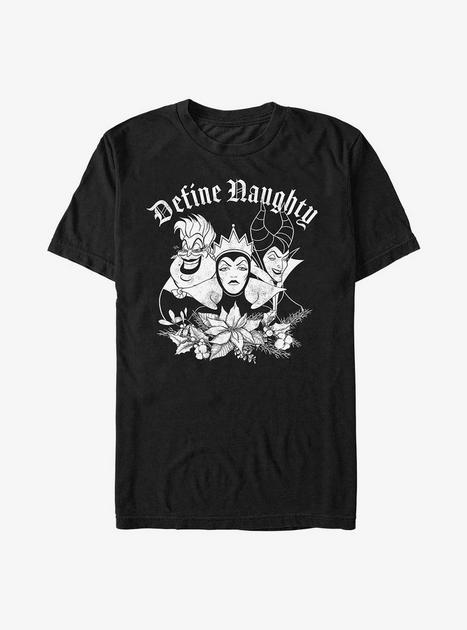 Disney Princess Define Naughty T-Shirt - BLACK | Hot Topic