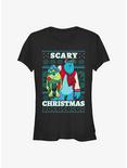 Disney Pixar Monsters University Scary Holiday Girls T-Shirt, BLACK, hi-res