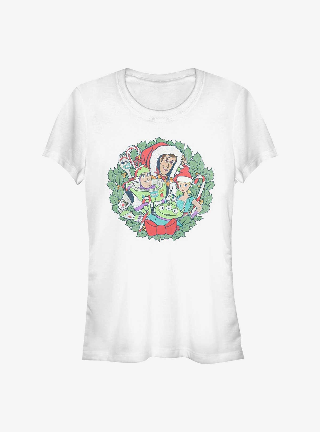 Disney Pixar Toy Story 4 Toys In Wreath Girls T-Shirt, , hi-res