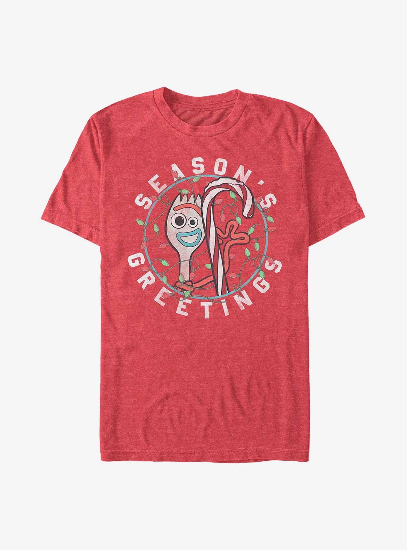 Disney Pixar Toy Story 4 Season's Greetings T-Shirt, RED HTR, hi-res