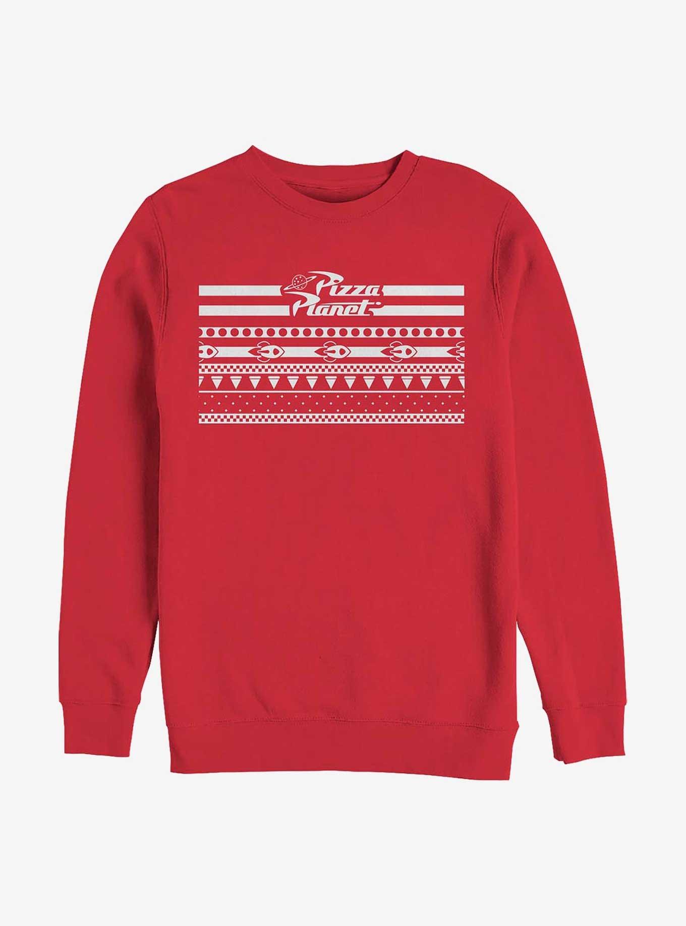 Disney Pixar Toy Story Red Planet Holiday Crew Sweatshirt, RED, hi-res