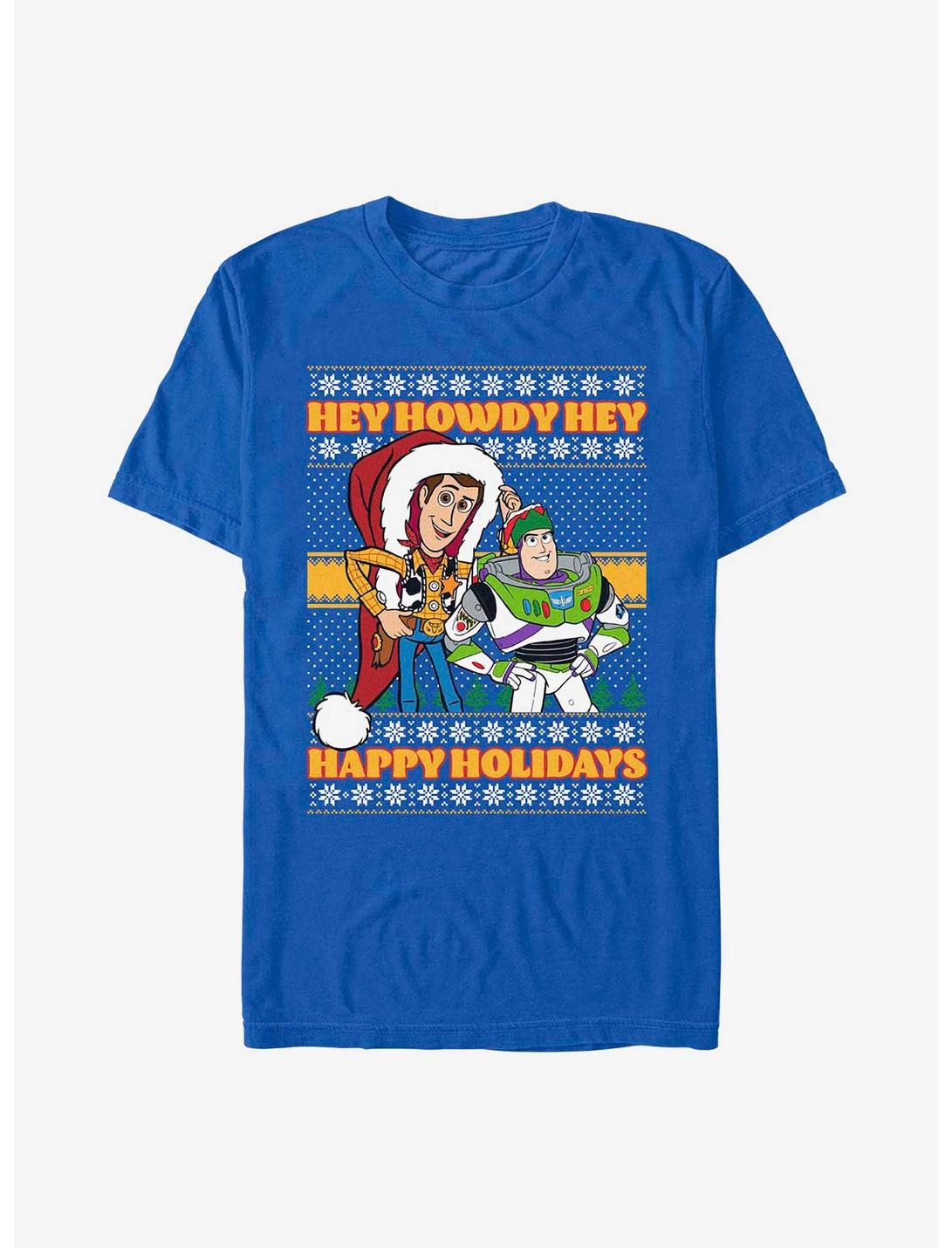 Disney Pixar Toy Story Howdy Holidays T-Shirt, ROYAL, hi-res