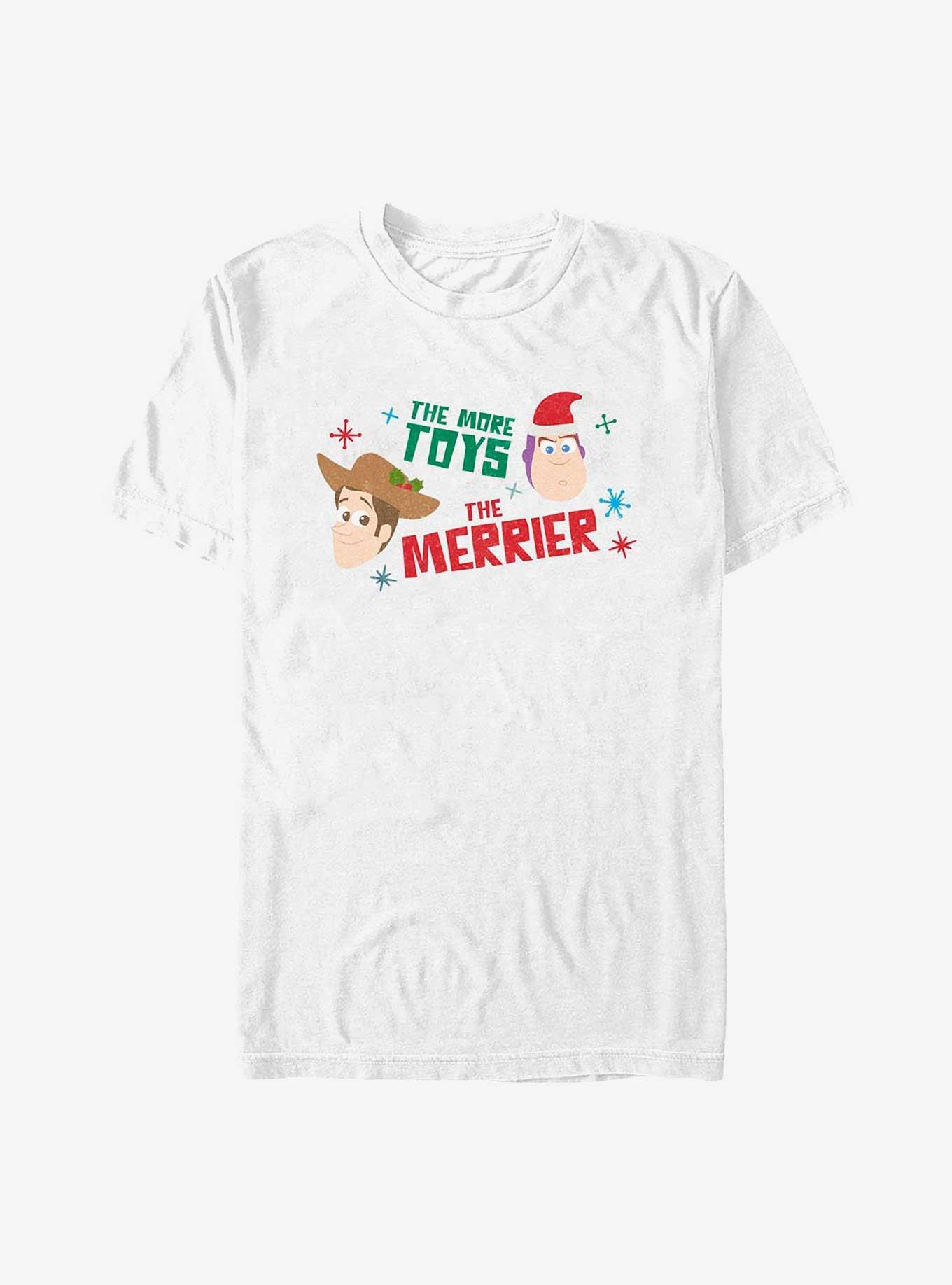 Disney Pixar Toy Story More Toys The Merrier T-Shirt, WHITE, hi-res