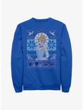 Disney Princess Cinderella Ugly Holiday Crew Sweatshirt, ROYAL, hi-res
