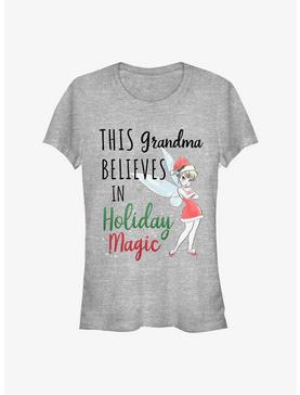 Disney Tinker Bell Grandma Holiday Magic Grandma Girls T-Shirt, ATH HTR, hi-res