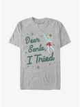 Disney Tinker Bell Dear Santa, I Tried T-Shirt, ATH HTR, hi-res