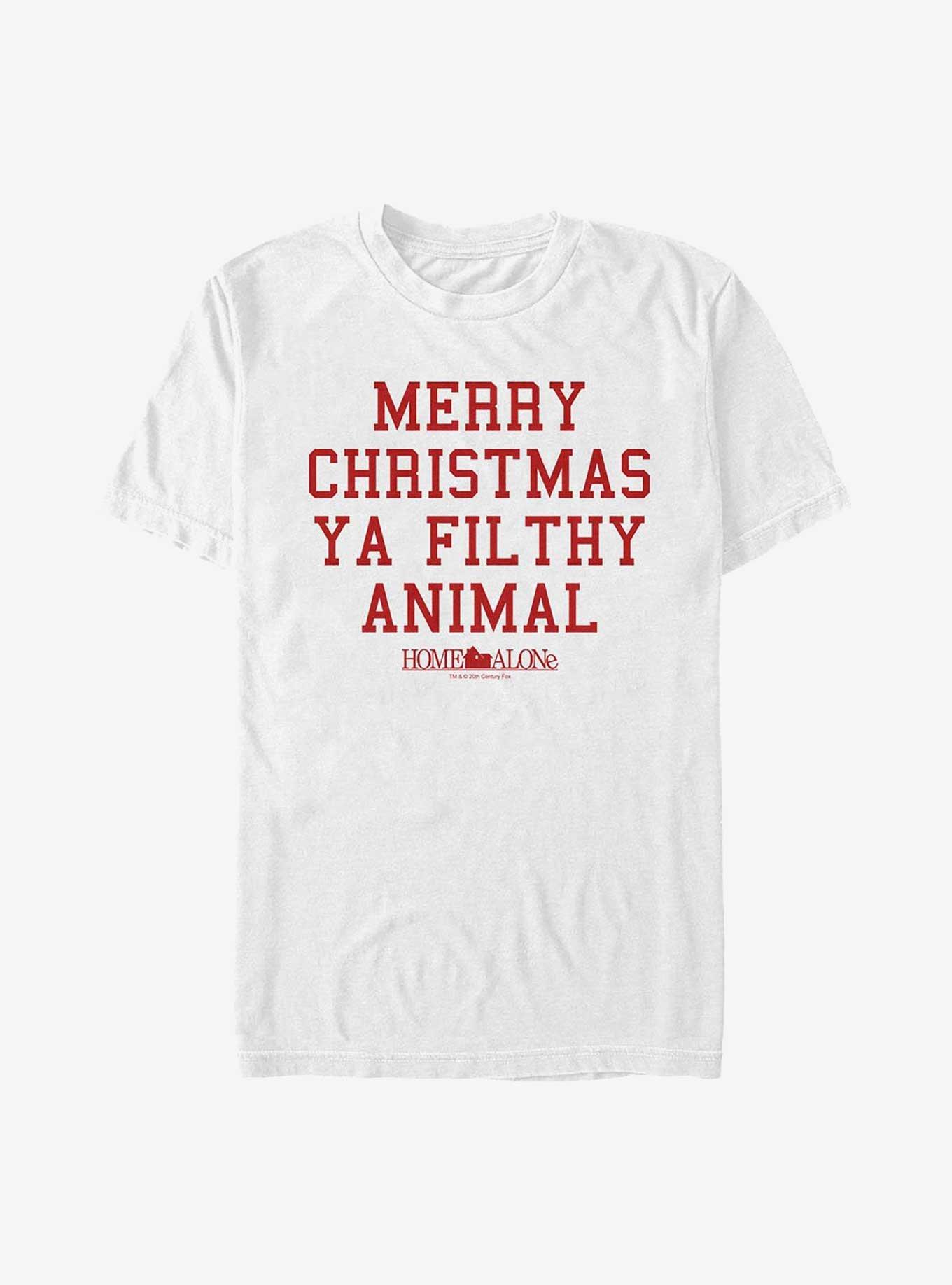 Home Alone Merry Christmas Ya Filthy Animal Ym T-Shirt, WHITE, hi-res