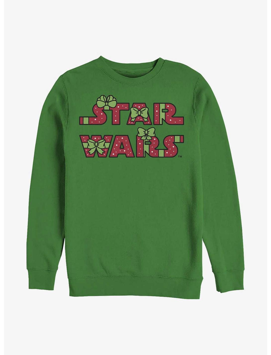 Star Wars Gift Exchange Sleeve Crew Sweatshirt, KELLY, hi-res