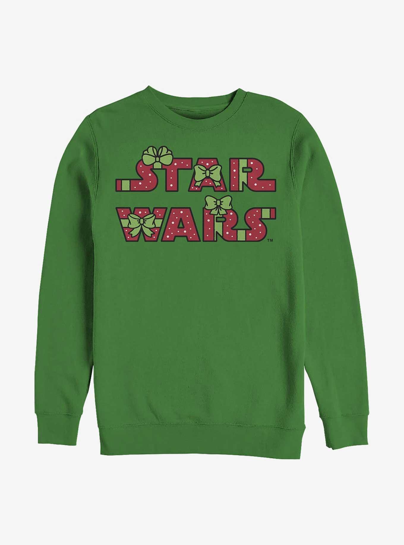 Star Wars Gift Exchange Sleeve Crew Sweatshirt, KELLY, hi-res