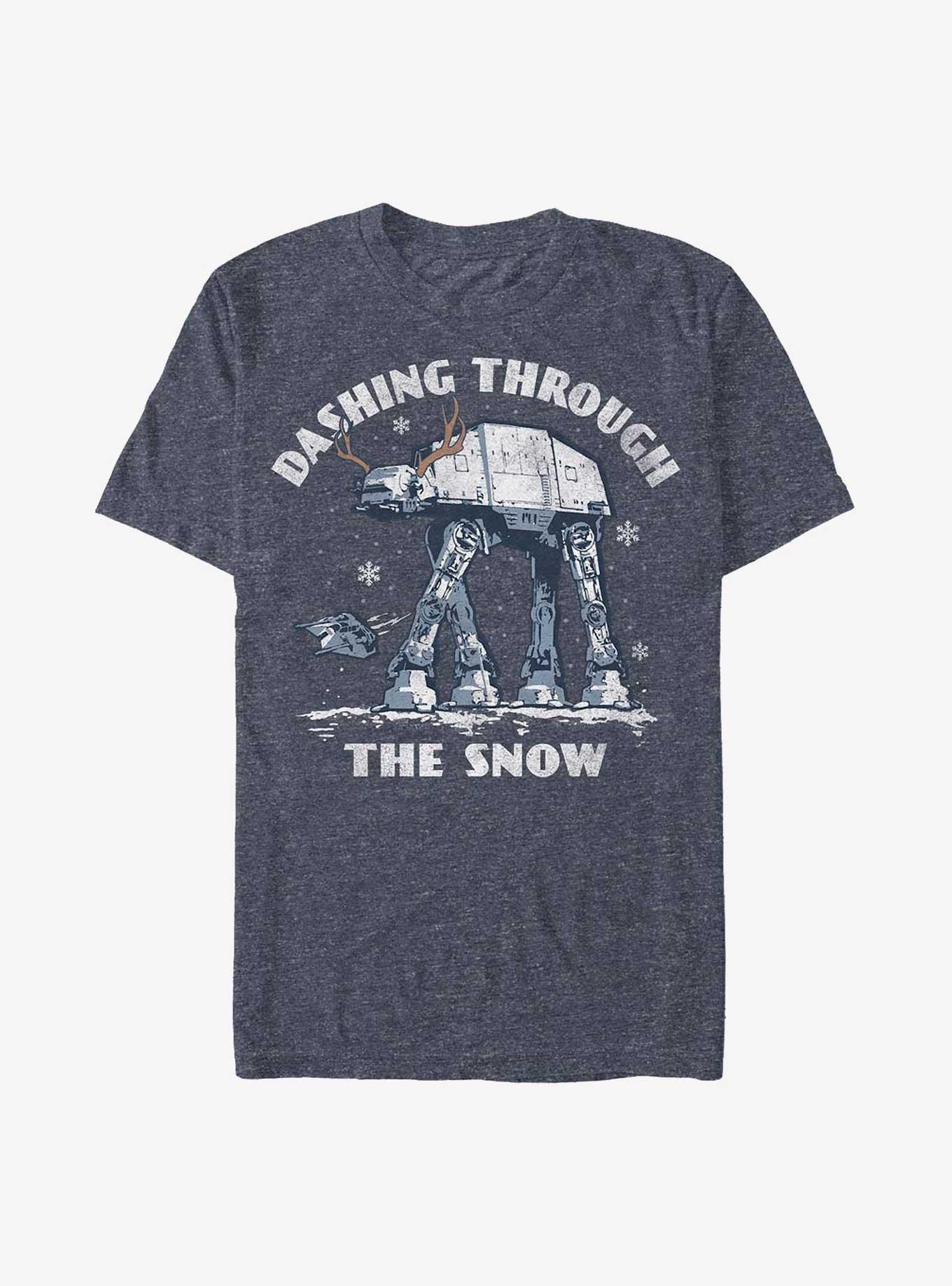 Star Wars Dashing AT-AT T-Shirt, NAVY HTR, hi-res