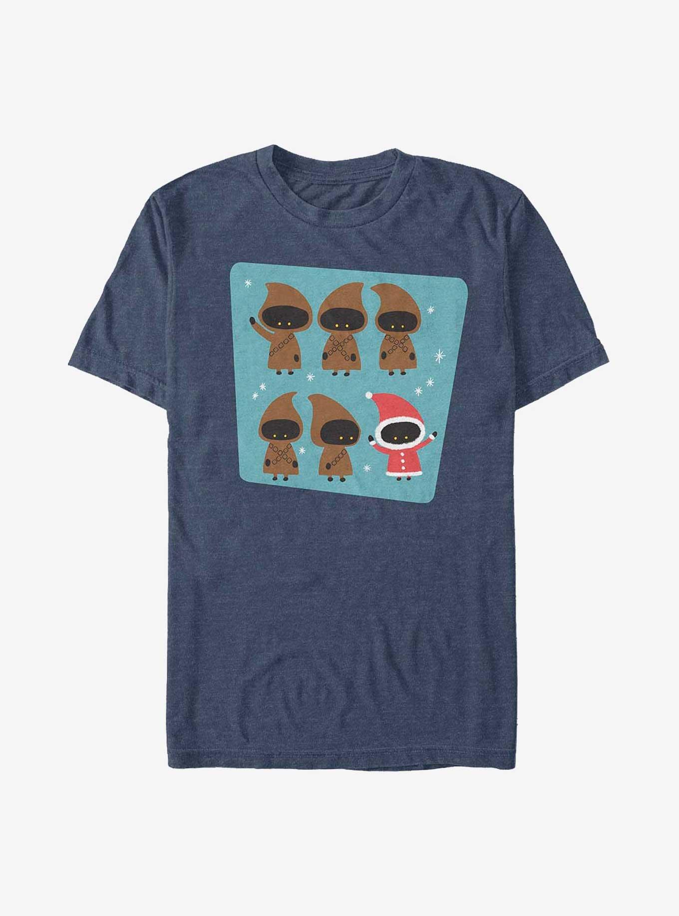 Star Wars Jawas Holiday Stack T-Shirt, NAVY HTR, hi-res