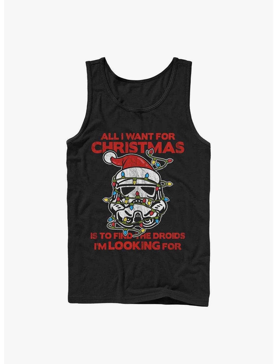 Star Wars Christmas Trooper Tank, BLACK, hi-res
