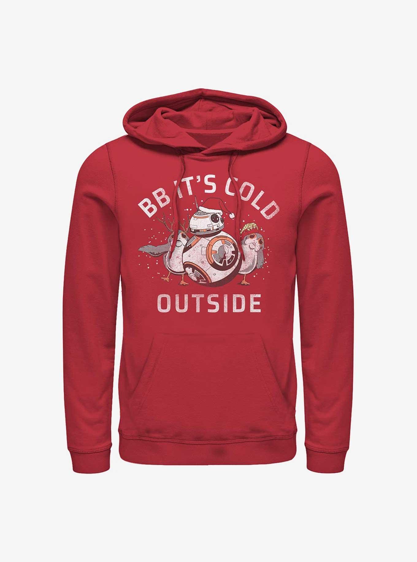 Star Wars: The Last Jedi Bb It's Cold Hoodie, RED, hi-res