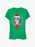 Star Wars: The Rise Of Skywalker R2-D2 Candy Cane Girls T-Shirt, KELLY, hi-res