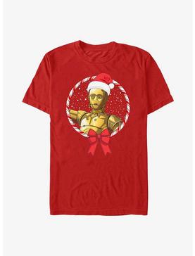 Star Wars: The Rise Of Skywalker C-3Po Candy Cane T-Shirt, , hi-res