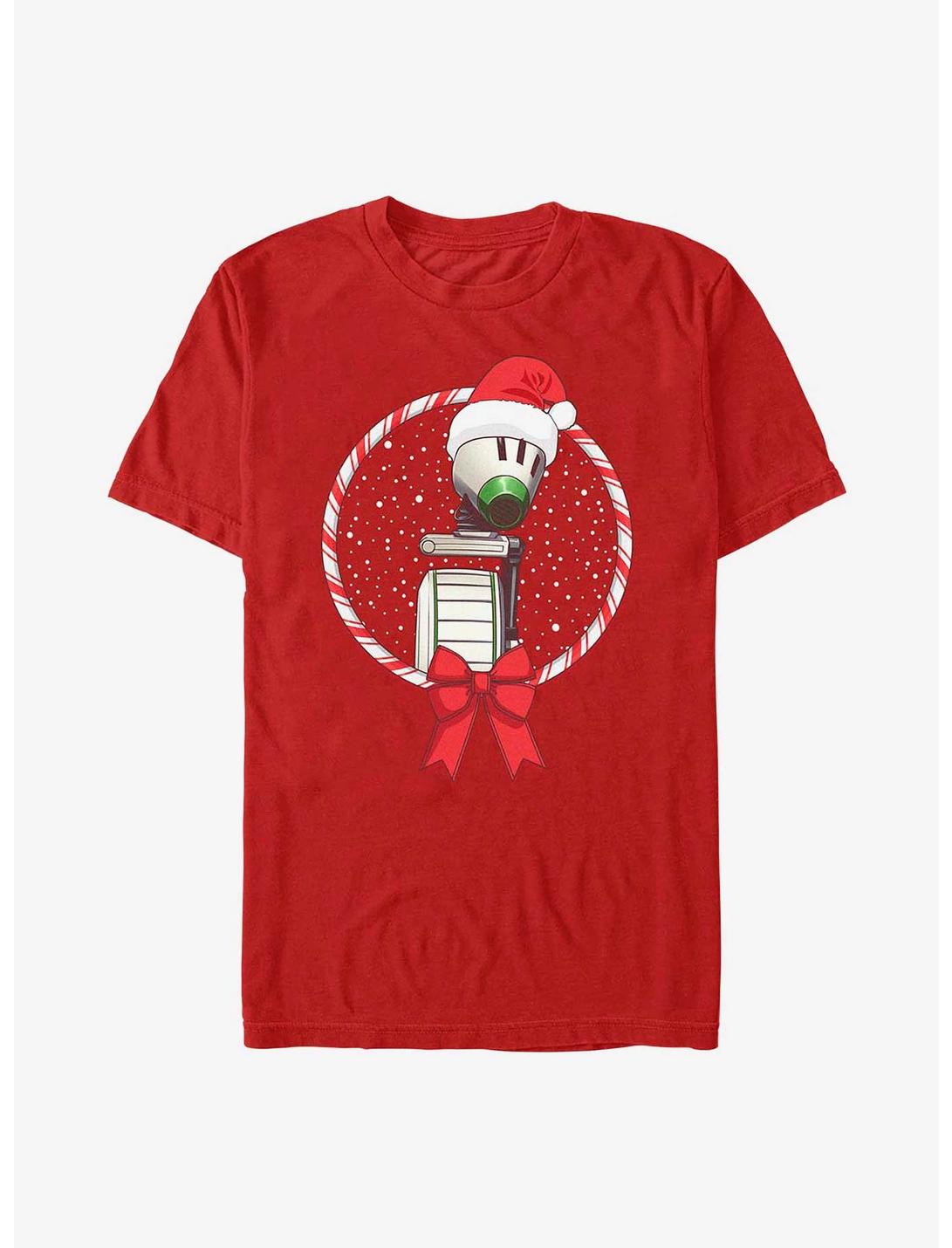 Star Wars: The Rise Of Skywalker D-0 Candy Cane T-Shirt, RED, hi-res