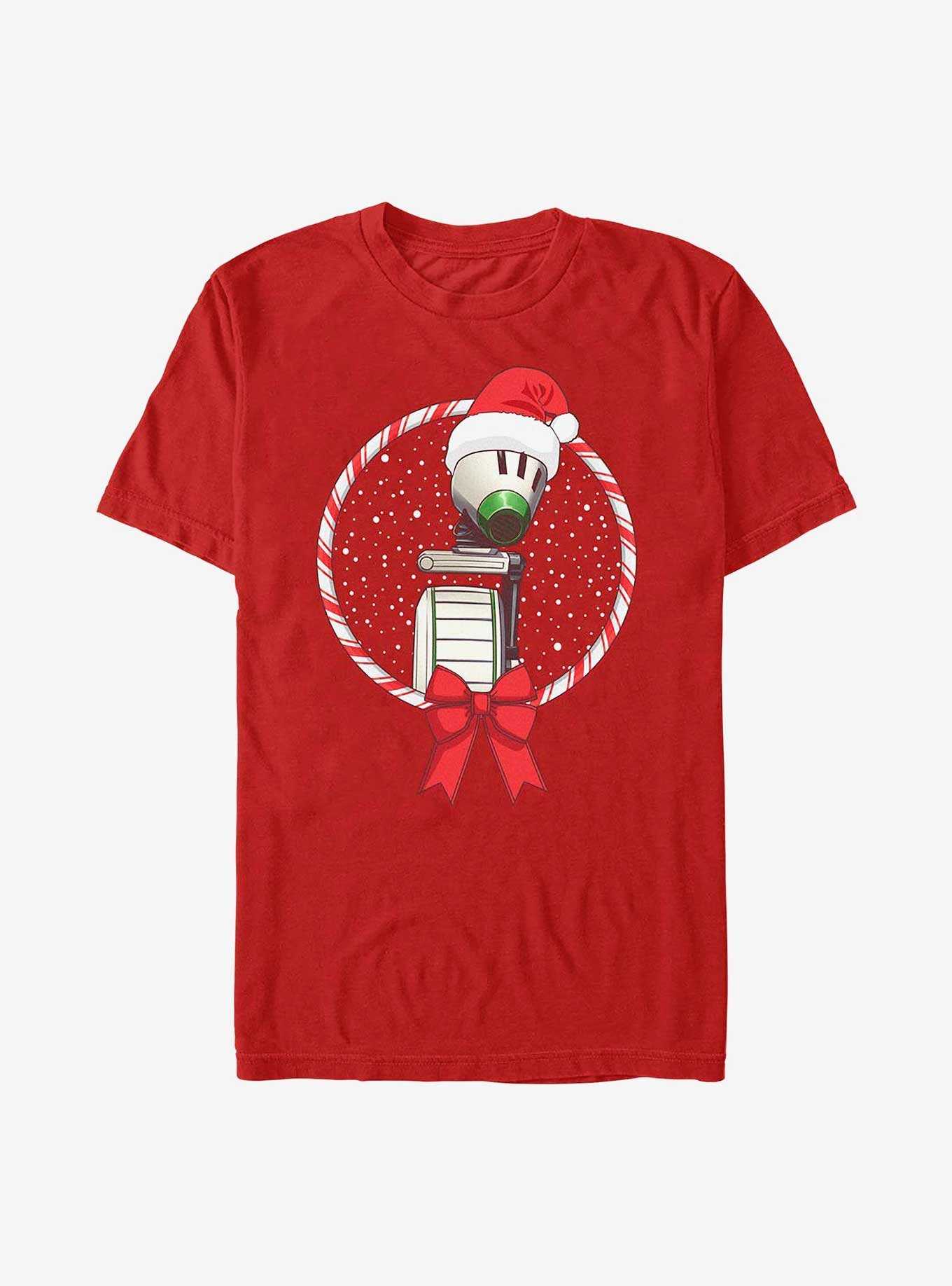 Star Wars: The Rise Of Skywalker D-0 Candy Cane T-Shirt, , hi-res