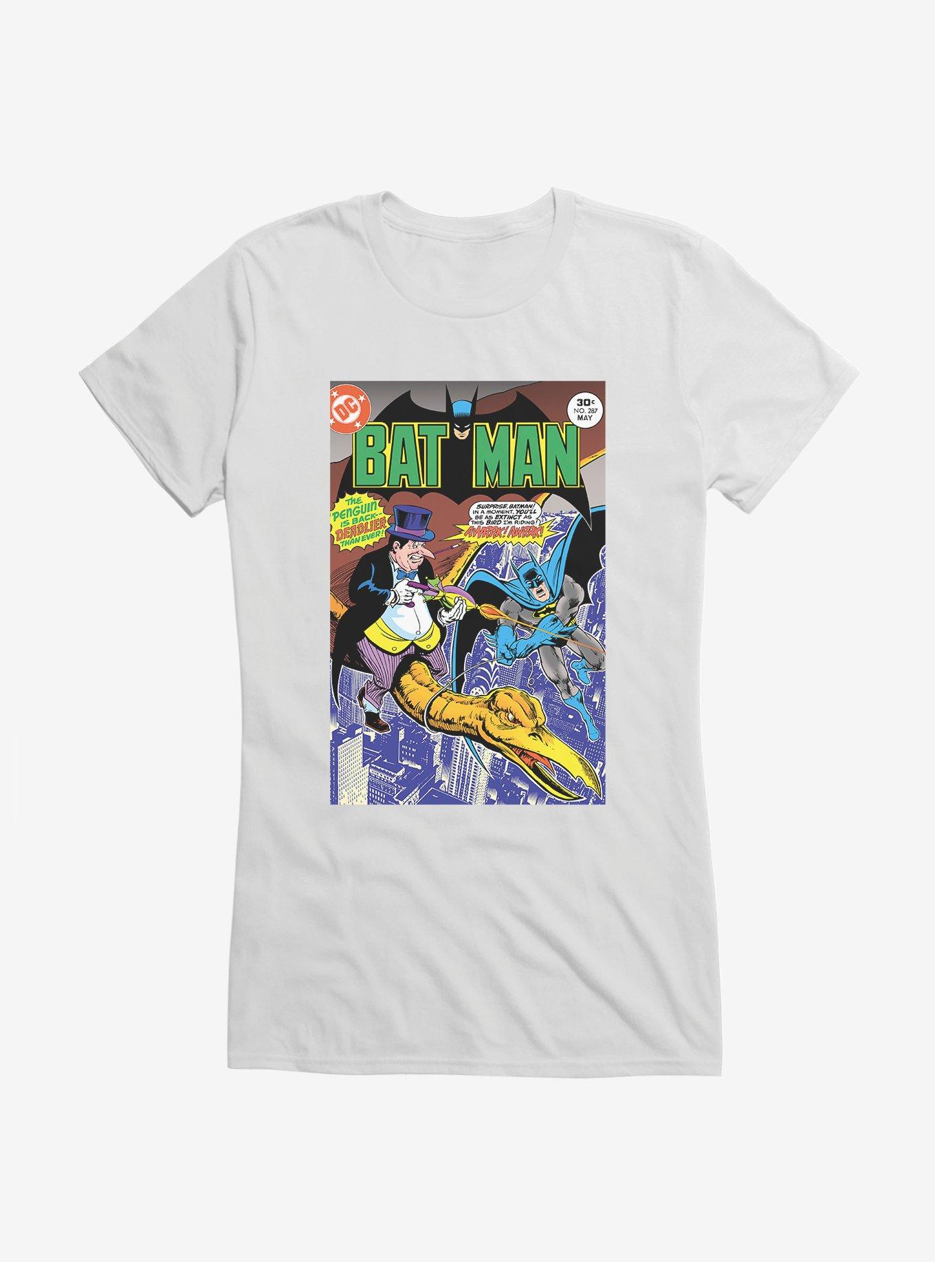 Batman The Penguin Comic Book Cover Girls T-Shirt, , hi-res